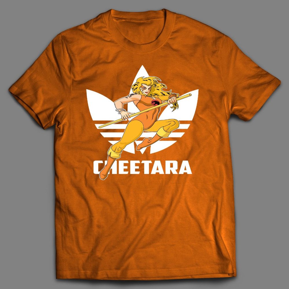 TREFOIL SPORT WEAR CHEETARA 80S TOONS QUALITY TEE